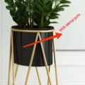 Planters - Planters Pot - Planters Pots flower stand - 2 Metal Plant Flower Floor Stand- Modren Planters Flower Pots - Flower Stands. 
