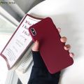 Huawei Honor 8 8C 8X Max Phone Case Candy Color Colorful Plain Matte Fresh Simple Cute Soft Silicone TPU Case Cover. 