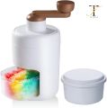 Manual Ice Crusher Machine - Portable Shaved Ice Maker with Ice Box | Hand Crank Ice Crusher | Built-in Spring Ice Compressor | High Capacity | Easy to Clean | for Home, Office, Kitchen | Stainless Steel | Gola Ganda PROMISE TO SELL. 