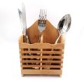 Kitchen Wooden Mini Spoon Holder And Bamboo Chopstick Basket. 