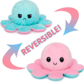 Reversible Octopus Plushie Soft Plush Toy Pillow Pet Animal Show Your Mood without Saying a Word Birthday Gift. 