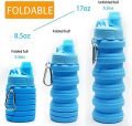 Silicone Collapsible Water Bottles Travel Sport Silicon Portable Foldable Water Bottle, At the same time the silicone seal is used to ensure that the seal does not leak. 
