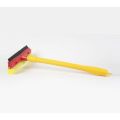 Wiper for Cleaning of Car/Glass/Windows -Double Sided Use (Foam & Rubber) Random Colors. 