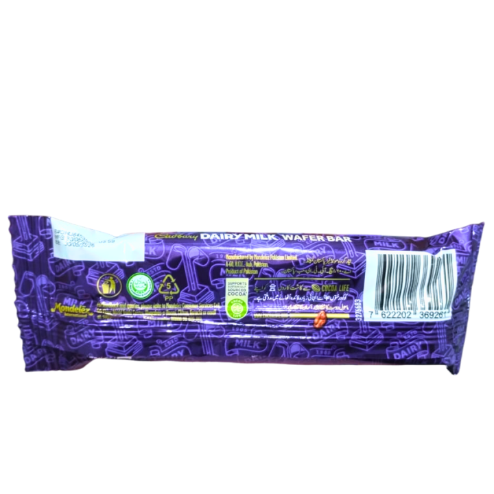 New Arrival Imported Quality Cadbury Dairy Milk Wafer Bar 34g (Pack of ...