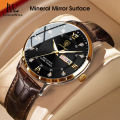LouisWill Men Watch Business Fashion Watch Waterproof Simple Watch Military Wristwatches Classic Roman Numeral Dial Calendar Luminous Pointer Wrist Watches for Men. 