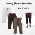 Pack Of 3 Jersey Shorts For Men. 