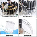 Top Best Quality 360 Degree Rotating Makeup Organizer Cosmetic Storage Box Lipstick Holder Make Up | Cosmetics Makeup Organizer Acrylic 3D Rotating 360 | SJR Collections. 