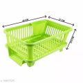 Plate Dish Rack - Dish Rack - Water Drainer Plate Rack Dish Rack - Kitchen Storage Rack - Kitchen Dish Drying - Rack kitchen Organizer Utensils Drying Rack[]Multicolor] Sponge Holder  Kitchen Storage Accessories Kitchen Sink Dish Drainer Drying. 