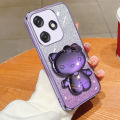 VRQR New Style Phone Case For Tecno Spark 10C Back Cover Beautiful Shiny 3D cat Scaffolded Cover Tecno Spark 10 Pro Ki5q K15K Ki5m Ki7. 