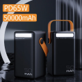 Original 22.5W Portable Power Bank 50000mAh Spare Battery Type C PD 22.5w Fast Charge Power Station For Samsung Huawei Xiaomi iPhone Laptop. 
