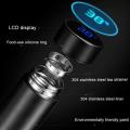Customized Temperature Display LED Smart Water Bottle, Stainless Steel 500ml Bottle for School Kids and Gym Uses. 