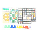 Flying Chess Game, Portable Wearable Drop Resistant 3 in 1 Plastic Material Ladder Board Game for Family for Adults. 