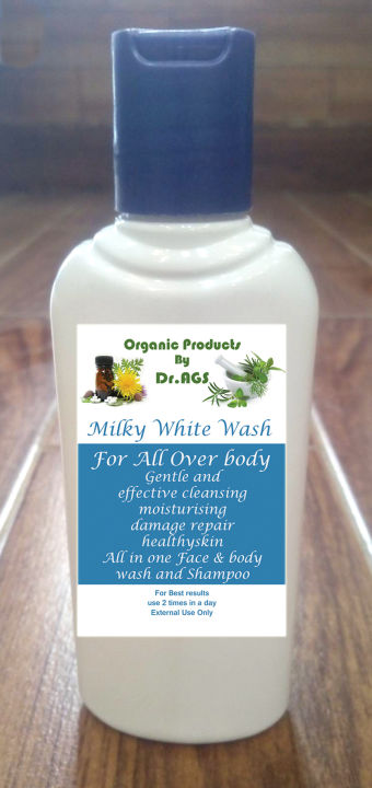 may 2019 – jcharistech Images High Quality Grahic Milky White Face & Body Wash & Shampoo by Dr.AGS – 100 ml | Daraz.pk