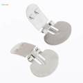 Pack of 20 Stainless Steel Flat Blank Shoe Clips for DIY Accessory. 