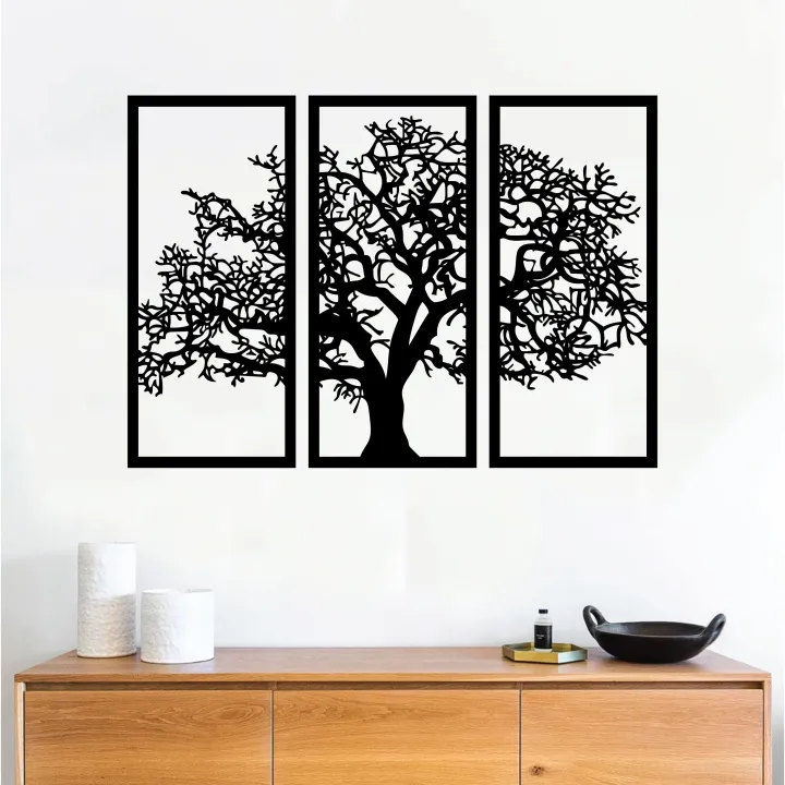 Wooden%20Tree%20Wall%20Art%20Deco%203%20Pieces%20Black%20High%20Quality%20Gift%20Ideas%20Modern%20Nature%20Home%20Office%20Decor%20-%20Image%202