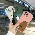 BILI for Redmi 12C 11A Cover Panda And White Bear Lens Protection Soft PU Leather Phone Case. 