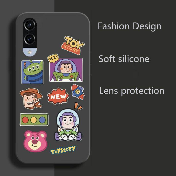 For Samsung Galaxy Z Flip 4 Cover Case Fashion Cartoon design Shockproof Camera Lens Protector Phone Cases
