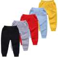 01 Pcs New Winter Warm Plain Fleece Trousers for Boys, Girls And Kids - Joggers Trousers for Winter - Fleece Trousers for Kids. 