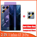 Infinix GT 20 10 Pro Tempered Glass 2 in 1 Screen Protector for Infinix Hot 40i 30i 20i 12i 10i 30 40 Pro 11 2022 11s NFC Anti-Spy Privacy with Camera Lens Glass Protector. 
