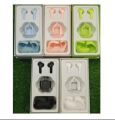 EARBUDS AIR 31 AIRPODS WIRELESS EARBUDS WITH CRYSTAL TRANSPARENT CASE WITH TYPE C CHARGING|EARBUDS BLUETOOTH 5.3 | NEW MODEL AIR 31. 