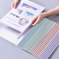 Clear Folder with Sliders 10 Pcs Clear Report Covers with Sliding Bar A4/letter Size No Punching Required Thickened Drawbar Folder Convenient Document Protection for Southeast Asian for Documents. 