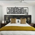 3D wooden 3 Piece Long Leaf Panels | Wall Hanging wooden Art | Wall art I Wall art for room decoration I Wall art for room I Leaves wooden wall art I Wall art for bedroom I Wall art frame I Wall arts. 