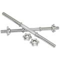 Set of 12 - 1 ft Dumbbells Rod and 30 KG Chrome Plates Complete Home Gym Set. 
