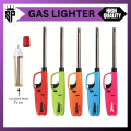 SP Dealz  Plastic Adjustable Flame Kitchen Gas Lighter, Refillable with Small Refill Can, Multicolor Pack of 1. 