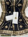 3 Pcs Women's Unstitched Lawn Embroidered Suit. 