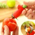 1PC Strawberry Huller Creative Fruit Leaf Remover Gadget Tomato Stalks Corers Strawberry Stem Remover Kitchen Tools. 