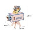 Wooden Science Project Model Kit Projector DIY Science Experiment Toy Early Learning Toys for Children Girls Boys Gifts. 
