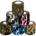 6 Roll Wrap Tape Bulk (Assorted and Camouflage Colors Random) Vet First Aid Tape Self Adhesive Adherent. 