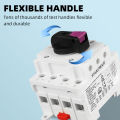 DC Solar Isolator Switch PV 1200V 32A 2P Din Rail Mounting Rotating Handle Disconnector For Solar Photovoltaic. 