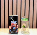 Reusable Boba Bubble & Smoothie Cups - Mason Jar - Glass Cup With Glass Straw and Bamboo Lid - Reusable Glass Travel Tumbler for Iced Coffee Large Pearl Juices Cocktail, Cold Drinking Glass Hot Coffee Mug - Juice Milk Cup - Drinkware, Cups, Mugs & Saucers. 