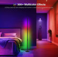 Gradient Floor Standing Corner LED Lamp with color changing effects. 