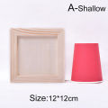 Wooden Clay Frame Children’s Pearl Snowflake Mud 3D Picture Frame Blank Art Puzzle Bracket Home Craft Desktop Ornament Kid Gift. 