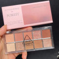 DIKALU 10 Color Matte Glitter Eyeshadow Palette Waterproof Long-lasting Eyeshadow Pigment Shimmer Makeup. 