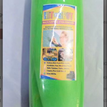 Spot and Stain Remover Hit The Spot Liquid