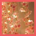 10 Pcs Cherry Blossom String Light 20 LED Garland Artificial Flower Garland Vines Fairy Lights Flower Light For Home Decor Bedroom Curtain Room Decoration Cherry Blossom Flower Lights For Mirror Wall Decoration Lights Set Of 10 Pcs Cherry Blossom Lights.. 