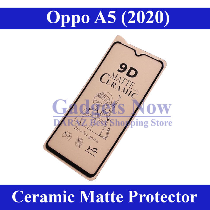 Oppo_A5 2020 Ceramic matte unbreakable antishock hybrid film 9D/11D/21D temper Fiber sheet glass for Oppo_A5 2020