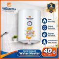 Welcome 40 Liters Semi Instant Electric Water Heater / Electric Water Geyser / Electric Geyser. 