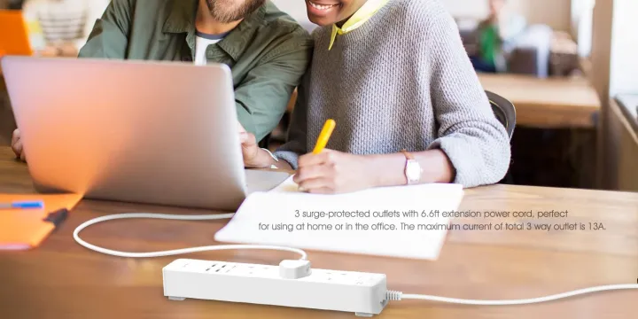 Extension%20Lead,%20HAVIT%20Universal%20Power%20Strip%20With%204%20USB%20Ports%20(4.6A)%20+%203%20Way%20Outlets%20(3250W/13A)%20Surge%20Protector%20Power%20Extension%20Plug,%20%20Intelligent%20Charging%20with%205.9ft%20Power%20Cord%20(C763,%20White).%20-%20Image%208