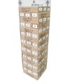 Hasbro Gaming Jenga Tower Wooden Blocks Game -  Classic Jenga with Numbers Wood Toy For Kids and Family. 