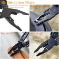 9 in 1 Gerber Multitool Kit With 11 Piece Bit Set Screwdrivers Stainless Steel Small Pocket Size Multi tool Plier Light Weight Survival Gadget Black Multipurpose. 