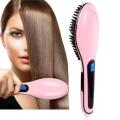Hair Brush Straightening Brush -Hair Straightener Electric Heating Ceramic Comb Digital Anion Hair Care, Anti-Scald Effective Detangling Silky Hair Brush. 
