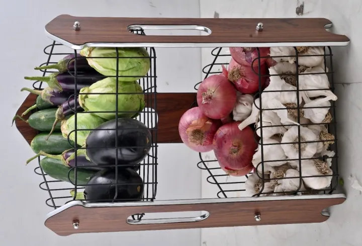 Wooden%20vegetable%20/%20Fruit%20Storage%20Rack%20With%20%20Export%20Quality%20In%20Reasonable%20Price%20Fruit%20%20Basket%20Holder%20For%20Kitchen%20-%20Image%203