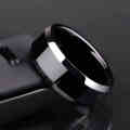 AlRashid Shopping Store Black Titanium Men Ring For Boys - Never Fade Never Scratch. 