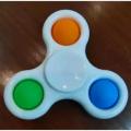 "Multicolor Pop It Fidget Spinner: Stress Relief Toy with Fun Popping Action". 