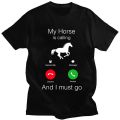 y orse Is Calling and I ust o irthday Funny raph Shirts Women en Fashion ops Casual Oersized -shirt. 