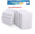 Mini Canvas Panels - 5pcs (6  x 6 ), 5pcs ( 8  x 8  )10 Pack , 100% Small Cotton Stretched Canvas Boards for Painting.. 